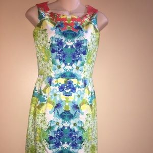 Nine West Patterned Dress. Worn one time.